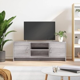 DCRAF Centres de divertissement et supports TV, meuble TV gris Sonoma 102 x 30 x 37,5 cm en bois dingénierie