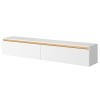 Selsey SENEY Meuble TV, Melamine, Blanc, 175 cm