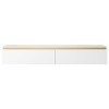 Selsey SENEY Meuble TV, Melamine, Blanc, 175 cm