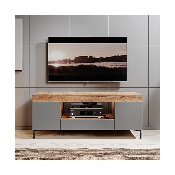 Selsey Meuble TV pour Salon 137 x 35,5 x 58