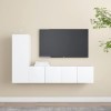 VEEKI Meuble TV, Meuble TV Suspendu, Meuble, Meuble TV avec Rangement，Meuble Industriel, Convient pour Salon ou Chambre, Ense
