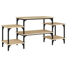 vidaXL Meuble TV chêne Sonoma 117x35x52 cm Bois dingénierie