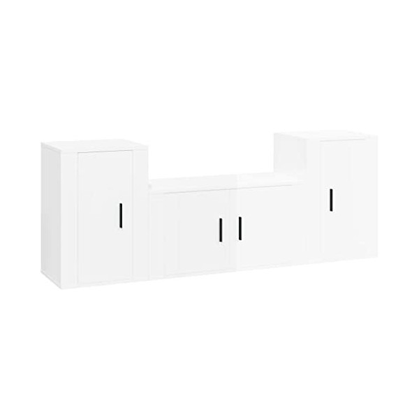 VEEKI Meuble TV, Meuble TV Suspendu, Meuble TV Industriel, Meuble TV Bois, Meuble Chambre, Convient pour Salon ou Chambre, En