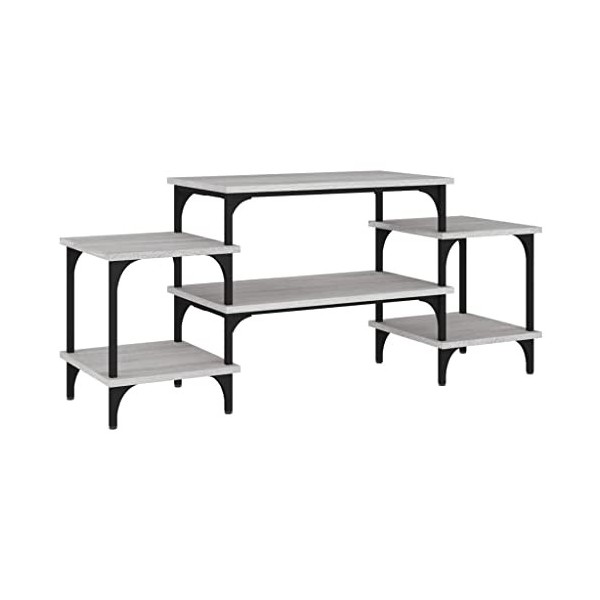 vidaXL Meuble TV chêne Sonoma 117x35x52 cm Bois dingénierie