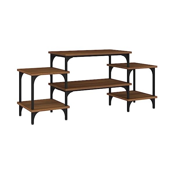 vidaXL Meuble TV chêne Sonoma 117x35x52 cm Bois dingénierie
