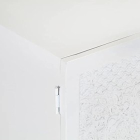 Générique Meuble TV Blanc 115x30x46 cm Bois Massif de manguier,22 KG,323580, Meubles, Meubles TV