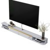 Brooke shop Meuble TV Flottant, Meuble TV Mural Simple Pour la Maison, Console de Jeux, Routeur, éTagèRe DVD, Support Central