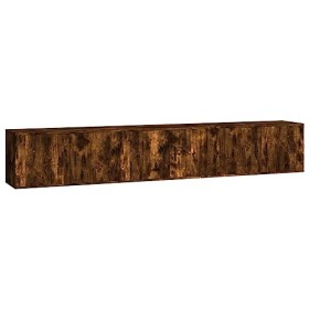 VEEKI Meuble TV, Meuble TV Suspendu, Meuble, Meuble TV avec Rangement，Meuble Industriel, Convient pour Salon ou Chambre, Meub