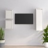 VEEKI Meuble TV, Meuble TV Suspendu, Meuble TV Industriel, Meuble TV Bois, Meuble Chambre, Convient pour Salon ou Chambre, Me