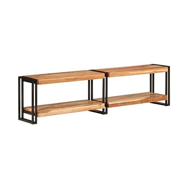 vidaXL Meuble TV 160x30x40 cm Bois dacacia Massif