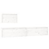 Générique Meubles TV 3 pcs Blanc Bois Massif de pin,25.7 KG,3100275, Meubles, Meubles TV