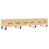 heybb Meuble TV chêne Sonoma 150x36x30 cm Bois dingénierie,Meuble TV,Table Basse Salon Meuble TV,Table Basse LED Couleurs
