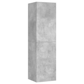 Meuble TV de jardin en bois dingénierie Gris béton 30,5 x 30 x 110 cm