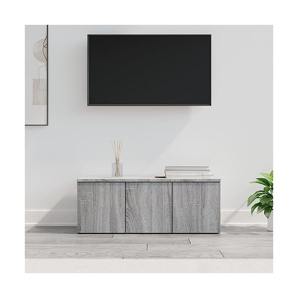 DCRAF Meubles-TV Meuble TV Gris Sonoma 80x34x30 cm Bois dingénierie