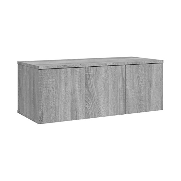 DCRAF Meubles-TV Meuble TV Gris Sonoma 80x34x30 cm Bois dingénierie