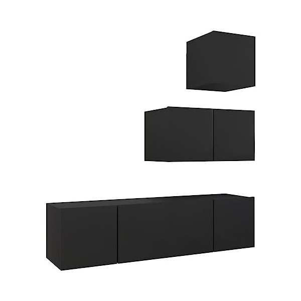 VEEKI Meuble TV, Meuble TV Suspendu, Meuble, Meuble TV avec Rangement，Meuble Industriel, Convient pour Salon ou Chambre, Ense