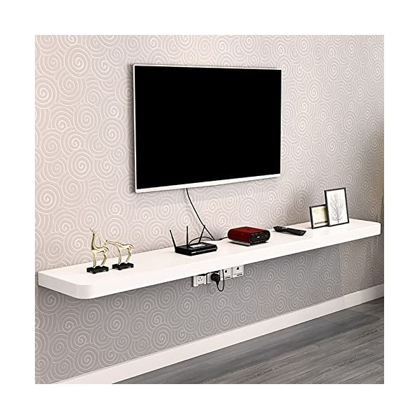 SORVA Meuble TV Flottant Étagère TV Flottante Étagère TV Murale, composant de larmoire du Centre de Divertissement, pour Les