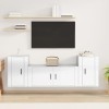 VEEKI Meuble TV, Meuble TV Suspendu, Meuble TV Industriel, Meuble TV Bois, Meuble Chambre, Convient pour Salon ou Chambre, En