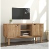 VEEKI Meuble TV, Meuble TV Suspendu, Meuble TV Industriel, Meuble TV Bois, Meuble Chambre, Convient pour Salon ou Chambre, OT