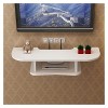 EGOMED Meuble TV Flottant Meuble TV Meuble TV Mural Flottant Console TV Étagère Murale Console média Murale Huche Murale Meub