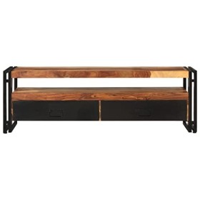 Générique Meuble TV 120x30x40 cm Bois de Sesham Solide,23.96 KG,247451, Meubles, Meubles TV