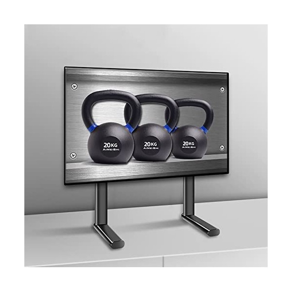 Pied TV Support Universel Support mural pour téléviseur Support pour téléviseur, meuble pour téléviseur de table avec base tr
