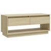 TECHPO Meubles-TV Meuble TV Chêne Sonoma 102x41x44 cm Bois dingénierie