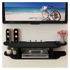 AVIMYA Meuble TV Flottant Petit Meuble TV Mural TV Media Console Meuble TV Flottant en Bois avec étagère de Rangement Ouverte