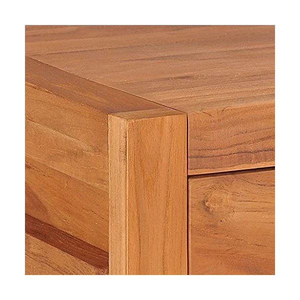 Meuble TV | Style Classique | Rangement matériel télé Audio Video Gaming | 100x40x45cm Marron