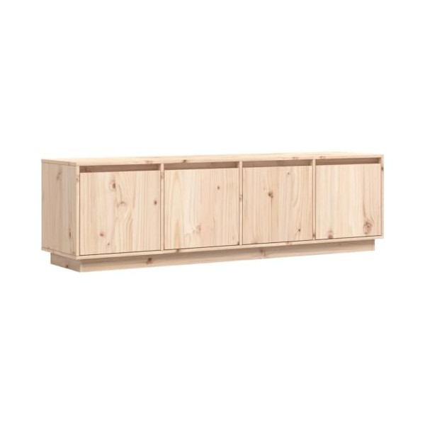 vidaXL Meuble TV 156x37x45 cm Bois de pin Massif