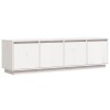 vidaXL Meuble TV 156x37x45 cm Bois de pin Massif