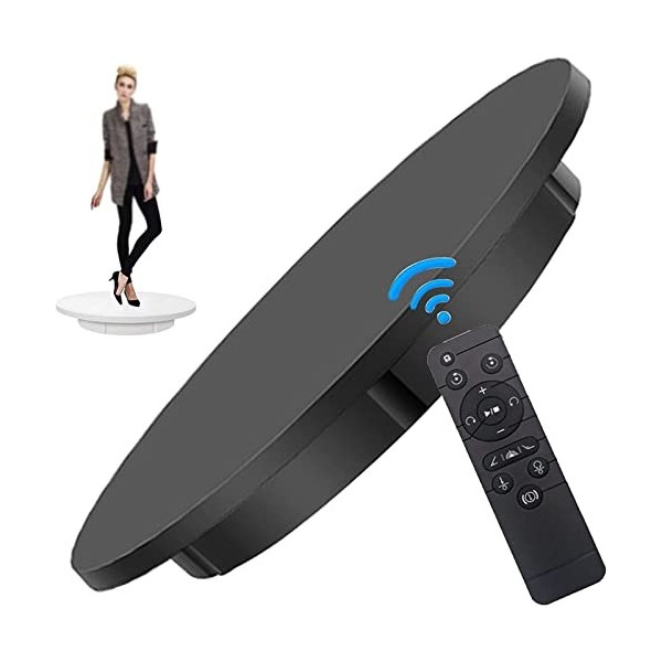 Affichage de la photographie motorisée, plate-forme en rotation électrique à 360 degrés, support daffichage rotatif, télécom