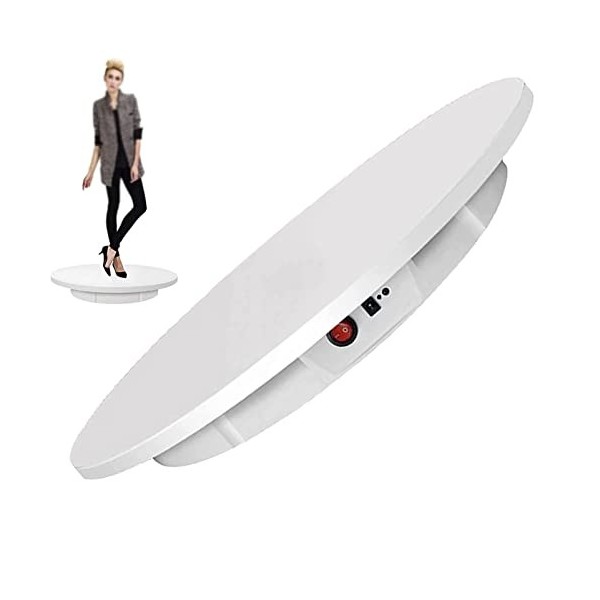 Affichage de la photographie motorisée, plate-forme en rotation électrique à 360 degrés, support daffichage rotatif, télécom