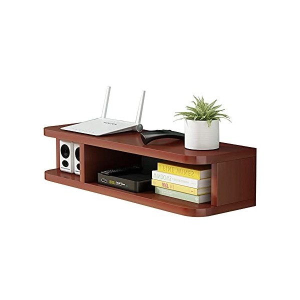 EGOMED Meuble TV Flottant Meuble Meuble TV Meuble TV Unités murales pour Salon Set-Top Box Rack Mural Satellite TV Box Rack B