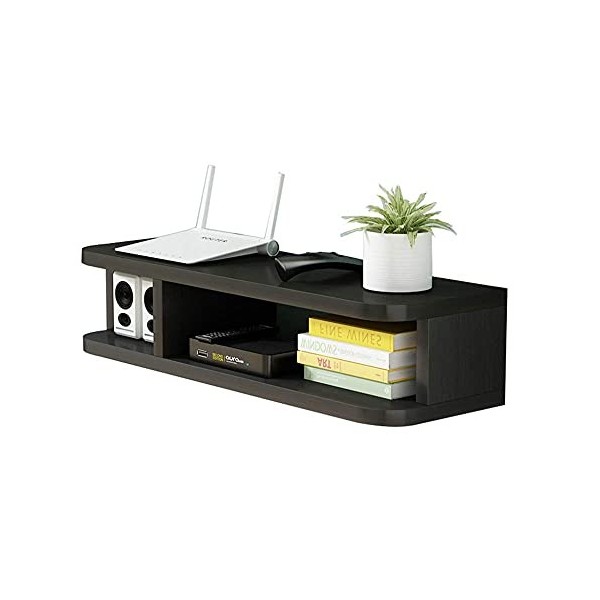 EGOMED Meuble TV Flottant Meuble Meuble TV Meuble TV Unités murales pour Salon Set-Top Box Rack Mural Satellite TV Box Rack B