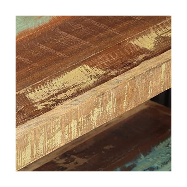 Meuble TV | Style Industriel | Rangement matériel télé Audio Video Gaming | 90x30x40cm Marron