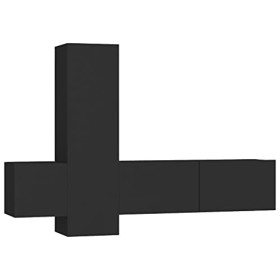 VEEKI Meuble TV, Meuble TV Suspendu, Meuble, Meuble TV avec Rangement，Meuble Industriel, Convient pour Salon ou Chambre, Ense