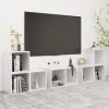 VEEKI Meuble TV, Meuble TV Suspendu, Meuble, Meuble TV avec Rangement，Meuble Industriel, Convient pour Salon ou Chambre, Ense