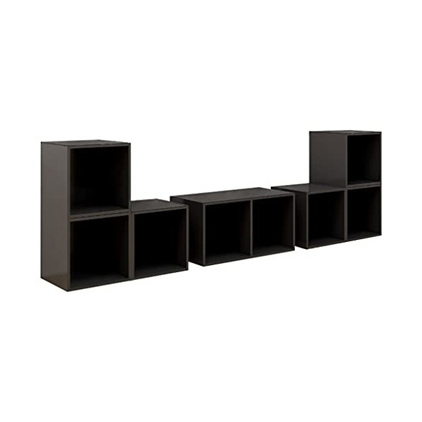 VEEKI Meuble TV, Meuble TV Suspendu, Meuble, Meuble TV avec Rangement,Meuble Industriel, Convient pour Salon ou Chambre, Ense