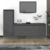 VEEKI Meuble TV, Meuble TV Suspendu, Meuble TV Industriel, Meuble TV Bois, Meuble Chambre, Convient pour Salon ou Chambre, Me