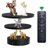 Plateau Tournant Electrique Avec Telecommande, Présentoir Rotatif électrique, Plateau Tournant Automatique, 3 Vitesses Et Ang