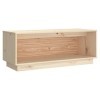Homgoday Meuble TV 90 x 35 x 35 cm en bois massif de pin, meuble TV, meuble bas pour TV, table de salon, support TV pour salo