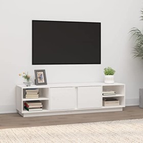 VEEKI Meuble TV, Meuble TV Suspendu, Meuble TV Industriel, Meuble TV Bois, Meuble Chambre, Convient pour Salon ou Chambre, Bl