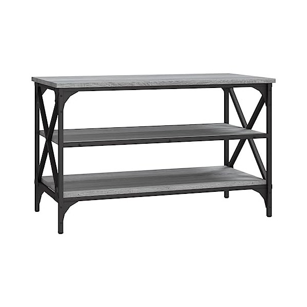 vidaXL Meuble TV Chêne Marron 100x40x50 cm Bois dingénierie