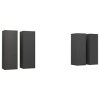 Générique Meubles TV 4 pcs Gris 30,5x30x90 cm Aggloméré,52 KG,3078951, Meubles, Meubles TV