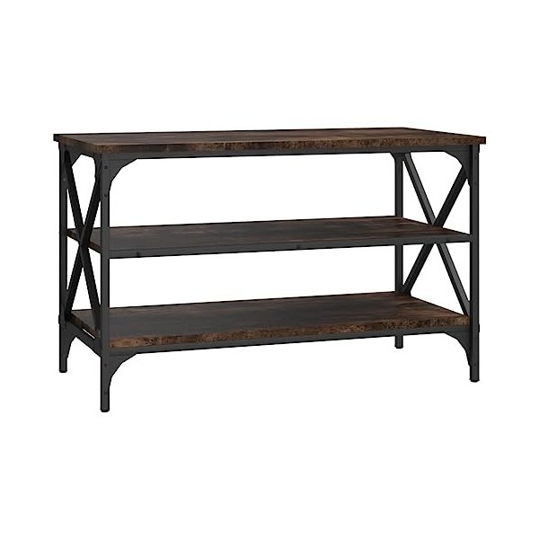 vidaXL Meuble TV Chêne Marron 100x40x50 cm Bois dingénierie