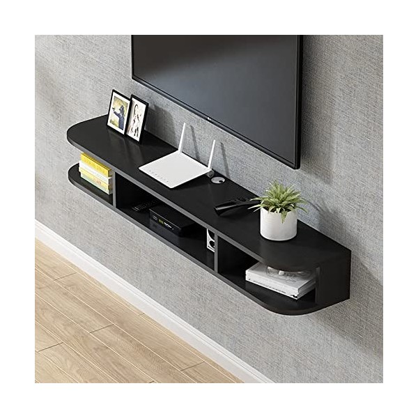 Meuble TV Flottant Meuble TV Flottant Étagère TV Murale Composant Darmoire De Centre De Divertissement pour Unité De Stockag