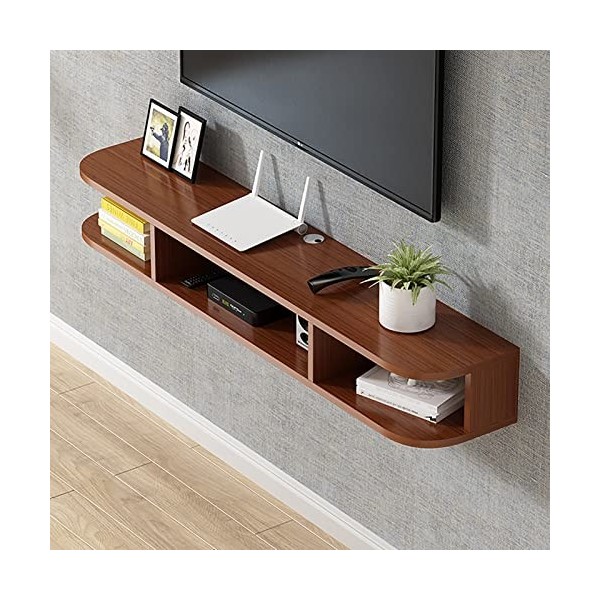 Meuble TV Flottant Meuble TV Flottant Étagère TV Murale Composant Darmoire De Centre De Divertissement pour Unité De Stockag