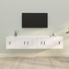 VEEKI Meuble TV, Meuble TV Suspendu, Meuble TV Industriel, Meuble TV Bois, Meuble Chambre, Convient pour Salon ou Chambre, En