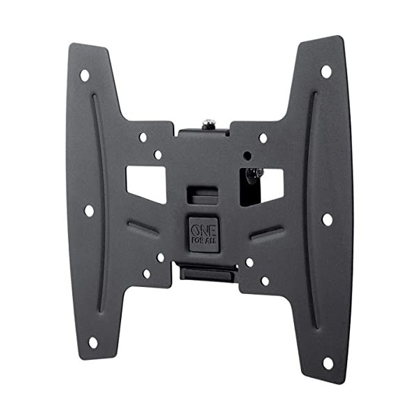Support plat SOLID de One&nbsp;For&nbsp;All, orientable à 180° et inclinable - Fixation murale - Écrans de 32 à 60&nbsp;pouces - Tous types 
